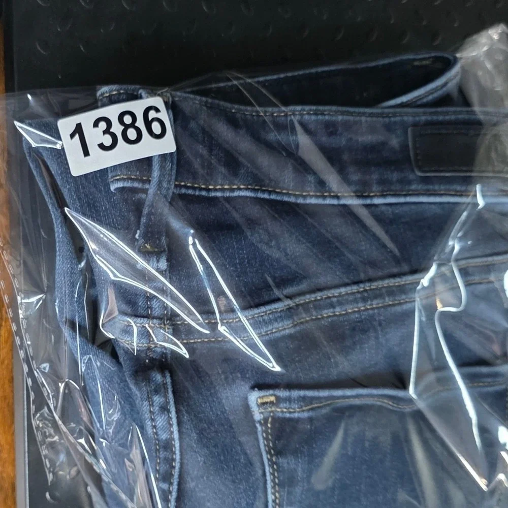 Abercrombie & Fitch Simone High Rise Ankle Jeans Dark Wash Blue Size 27 4R Slim‎